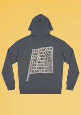 Until All Are Free Grey Hoodie